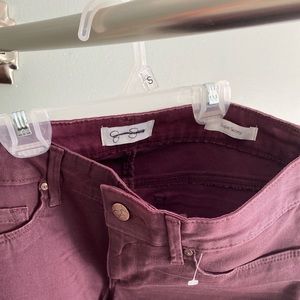 Maroon Jessica Simpson super skinny pants